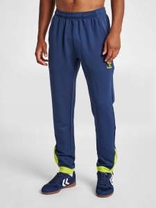 Pantaloni trening hummel Lead Poly - barbati, albastru-verde - Img 10