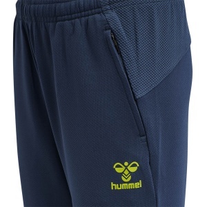 Pantaloni trening hummel Lead Poly - copii, albastru-verde - Img 10