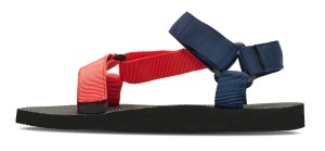 Sandale sport hummel Strap, bleumarin-portocaliu - Img 10