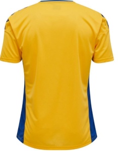 Tricou de joc hummel Authentic Poly - barbati, galben-albastru - Img 7