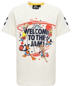 Tricou hummel Space Jam Tres - copii, alb - Img 4