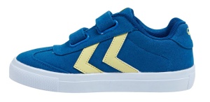 Pantofi sport hummel HOP JR - copii, albastru-galben - Img 4