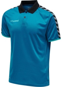 Tricou hummel Authentic Functional Polo - barbati, turcoaz