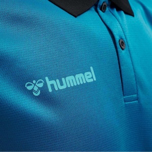 Tricou hummel Authentic Functional Polo - barbati, turcoaz - Img 3