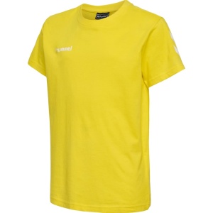 Tricou hummel GO, bumbac - copii, galben 203567-5269