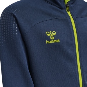 Bluza hummel Lead Poly - copii, albastru-verde - Img 4