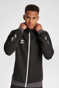 Bluza trening hummel Lead Poly cu fermoar - barbati, negru - Img 5