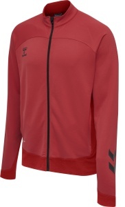 Bluza trening hummel Lead Poly cu fermoar - barbati, rosu