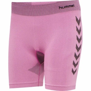 Colanti scurti hummel First Seamless Training - femei, roz