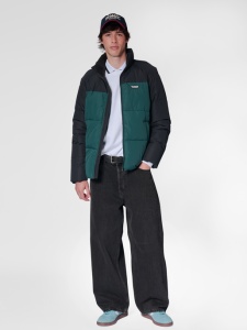 Geaca hummel Puff verde- negru, 225948