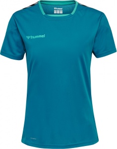 Tricou de joc hummel Authentic Poly - feminin, albastru - Img 2