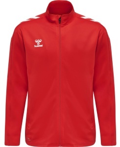 Bluza trening hummel Core XK Poly cu fermoar - unisex, rosu 211481-3062 - Img 3