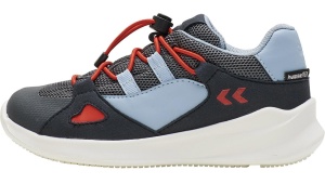 Pantofi sport hummel Bounce Runner TEX JR - copii, gri-bleu - Img 2