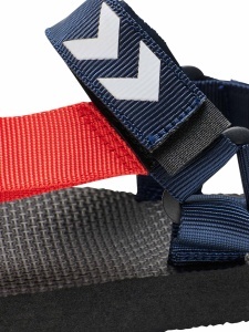 Sandale sport hummel Strap, bleumarin-portocaliu - Img 11