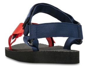 Sandale sport hummel Strap, bleumarin-portocaliu - Img 12