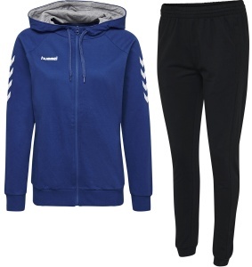 Trening hummel GO cu fermoar - dama, albastru
