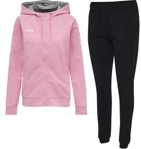 Trening hummel GO cu fermoar - dama, roz