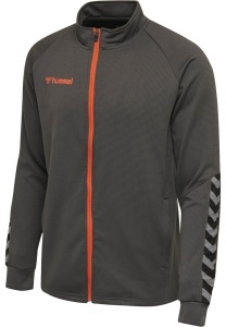 Bluza hummel Authentic Poly - copii, gri-inchis