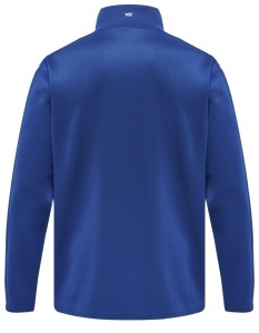 Bluza trening hummel Core XK Poly cu fermoar - unisex, albastru 211481-7045 - Img 2