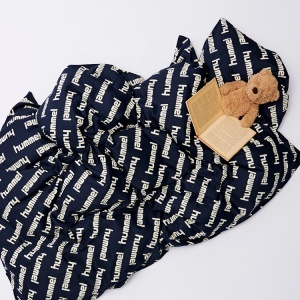 Lenjerie de pat hummel Pop, bleumarin