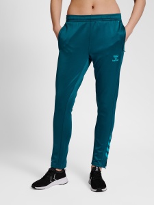 Pantaloni trening hummel Core XK Poly - femei, vernil 212656-7058 - Img 3