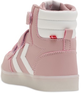 Pantofi sport cu leduri hummel Stadil Flash - copii, roz - Img 7