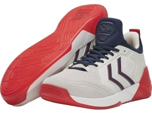 Pantofi sport hummel Algiz, alb-rosu-bleumarin - Img 5