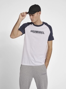 Tricou hummel Legacy Blocked - unisex, alb - Img 4
