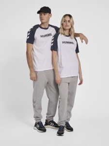 Tricou hummel Legacy Blocked - unisex, alb - Img 6