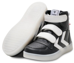 Pantofi sport cu leduri hummel Stadil Flash - copii, negru - Img 4