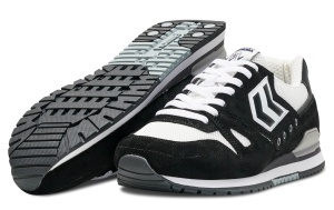 Pantofi sport hummel Marathona Suede Retro Trainer - adulti, negru - Img 2