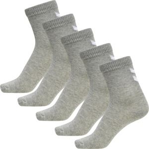 Sosete hummel Make my day - set 5 perechi, gri 215158-2006