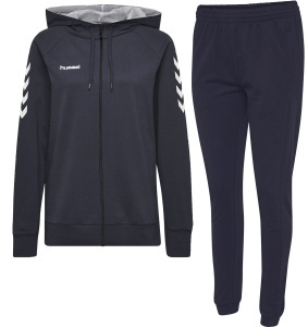 Trening hummel GO cu fermoar - dama, bleumarin