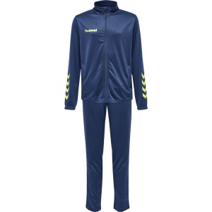 Trening hummel Promo - copii, bleumarin -lime 205877-7642