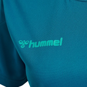 Tricou de joc hummel Authentic Poly - feminin, albastru - Img 3