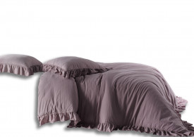 Lenjerie de pat PALE MAVUE/160x200(P) STONEWASHED