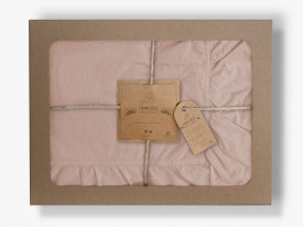 Lenjerie de pat CAMELLO ROSES/200x220(P) STONEWASHED