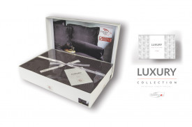 Lenjerii bumbac saten BOTILO GREY/220x200 LUXURY PREMIUM