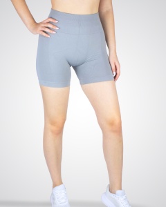 Colanți scurți WRK SCULPT, Light Grey - WRKOUTLAB - Img 3