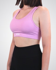 Bustieră Sport WRK Sculpt, Pink Purple - WRKOUTLAB