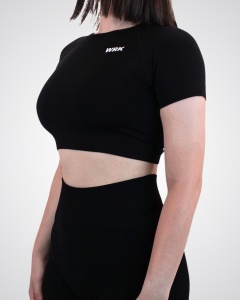 Tricou de Sport WRK SCULPT, Black - WRKOUTLAB