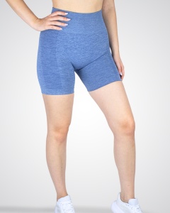Colanți scurți WRK SCULPT, French Blue - WRKOUTLAB - Img 3