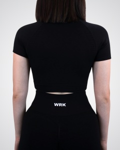 Tricou de Sport WRK SCULPT, Black - WRKOUTLAB - Img 3