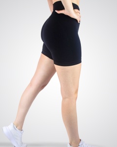Colanți scurți WRK SCULPT, Black - WRKOUTLAB