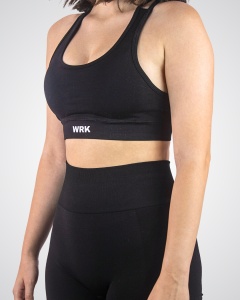 Bustieră Sport WRK Sculpt, Black - WRKOUTLAB