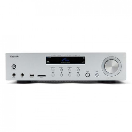 Amplificator stereo Aiwa, 2 x 60 W, Bluetooth, USB, NM/ AMU-120BT/SL, Argintiu
