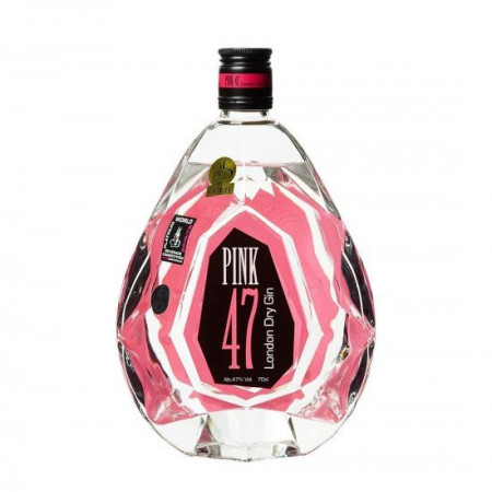 Dry gin Pink 47 London 0.7L, 47%, NM20761