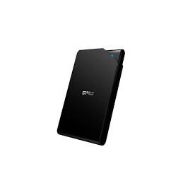 HDD extern portabil Silicon Power Stream S03, 1TB, USB 3.0, NM/ SP010TBPHDS03S3K, Negru mat