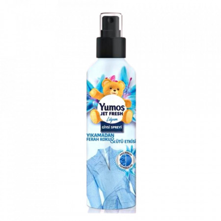 Parfumant spray rufe uscate Yumos Lilyum, 200 ml, Albastru