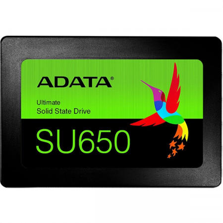 SSD Solid State Drive Adata Ultimate SU650, 512GB, 2.5", SATA III, 6Gb/s, Negru